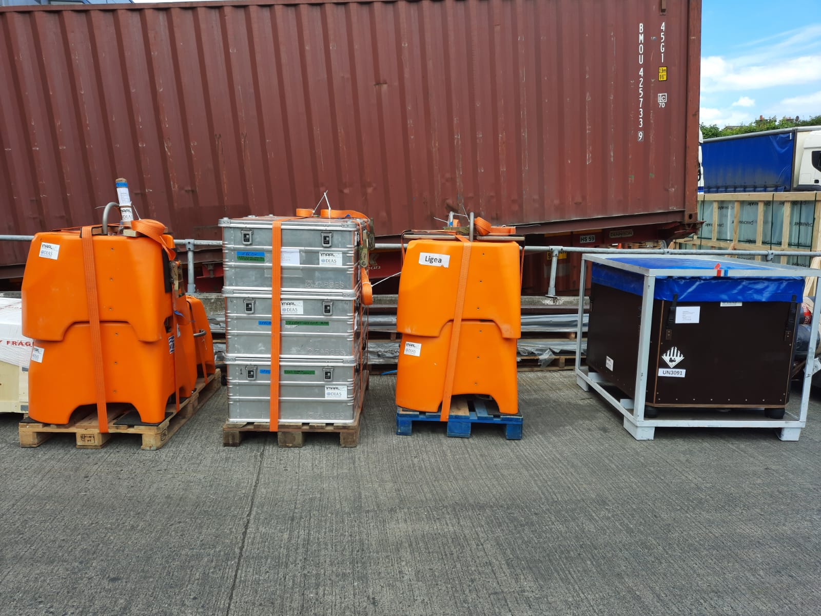 OBS Equipment for shipping